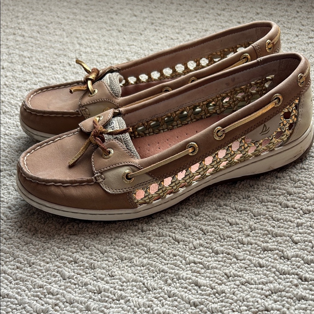 Sperry Women's Shoes in Tan and Gold
